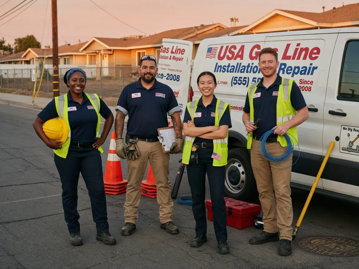Gas Line Installation company in Van Horne, IA
